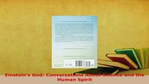 PDF  Einsteins God Conversations About Science and the Human Spirit  Read Online