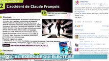 La mort de Claude François comme exercice physique dans un manuel scolaire ? ZAP ACTU du 03/05/2016