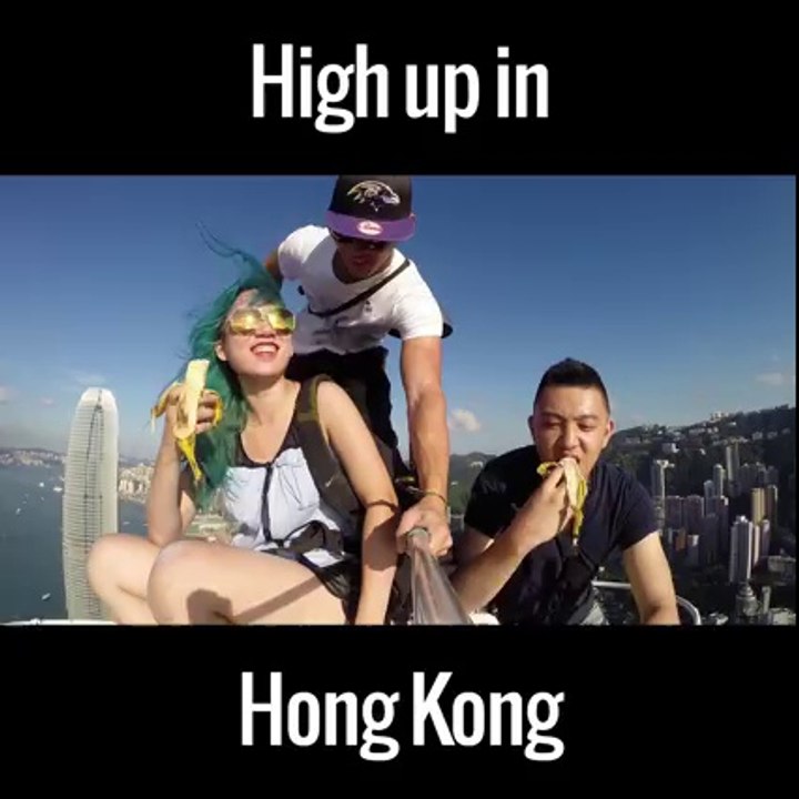 High up in Hong Kong