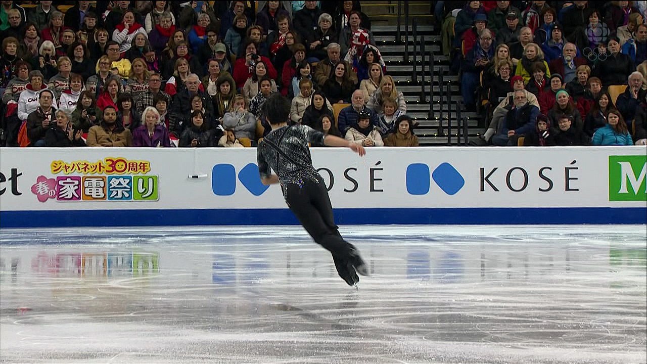 Shoma UNO - SP kiss and cry - ISU World Championships 2016