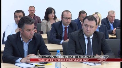 Riorganizimi i Partisë Demokratike - News, Lajme - Vizion Plus