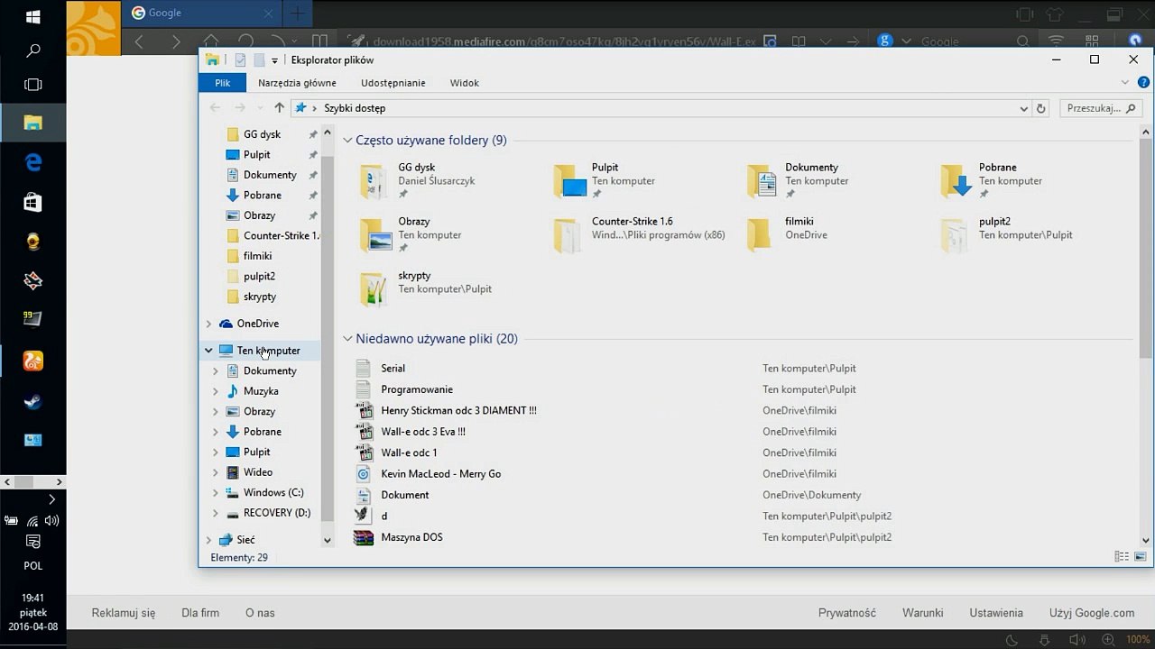 Jak pobrać wall-e. Na 10 subów.