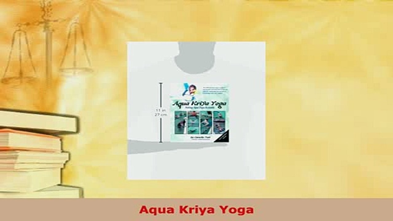 PDF  Aqua Kriya Yoga Download Online