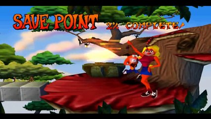 Прохождение  crash bandicoot 1(Часть 1)