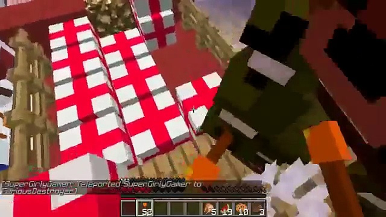 Pat and Jen PopularMMOs Minecraft FOXY KIDNAPPED SANTA   FIVE NIGHTS AT FREDDY'S   Custom Map