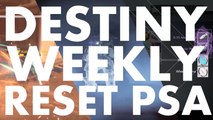 Destiny Weekly Reset PSA, 2016 May 3