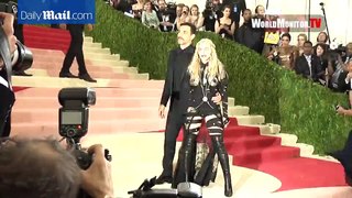 Madonna suffers a rare fashion fail on the Met Gala 2016 red carpet