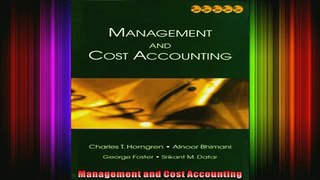 FREE PDF DOWNLOAD   Management and Cost Accounting  BOOK ONLINE