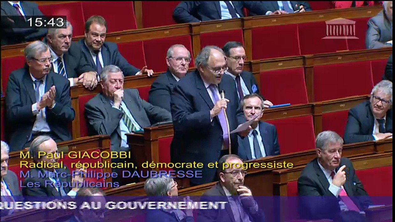 QAG de Paul Giacobbi sur les commémorations du...