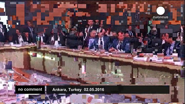 Scuffles in Turkish parliament