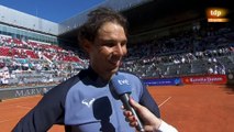Rafael Nadal On-court interview / R2 Madrid Open 2016