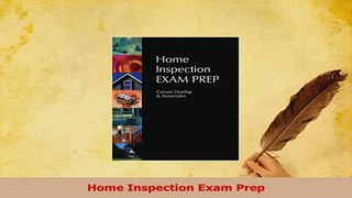 Read  Home Inspection Exam Prep Ebook Free