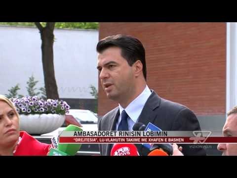 “Drejtësia”, Lu-Vlahutin takime me Xhafën e Bashën - News, Lajme - Vizion Plus