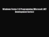 Read Windows Forms 2.0 Programming (Microsoft .NET Development Series) Ebook Free