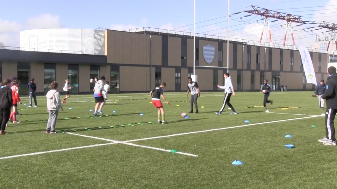 Des collègiens du CD92 au centre d'entrainement du Racing 92
