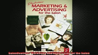 READ book  SalonOvations Marketing and Advertising for the Salon  FREE BOOOK ONLINE