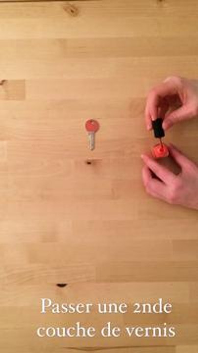 Tuto Modes&Travaux- Customiser vos clefs avec du vernis