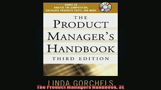 FREE DOWNLOAD  The Product Managers Handbook 3E  DOWNLOAD ONLINE