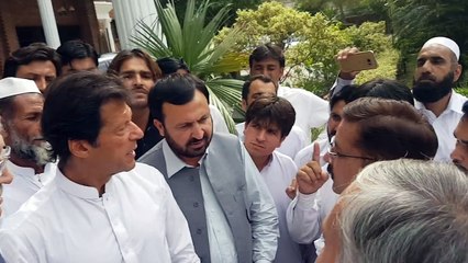 Imran Khan Interacting with common people