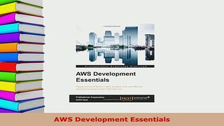 PDF  AWS Development Essentials  EBook