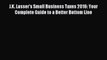 Read J.K. Lasser's Small Business Taxes 2016: Your Complete Guide to a Better Bottom Line Ebook