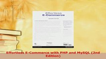 PDF  Effortless ECommerce with PHP and MySQL 2nd Edition Download Online