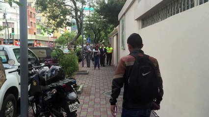 LLEGADA CHIRIBOGA A UNIDAD JUDICIAL DE QUITO