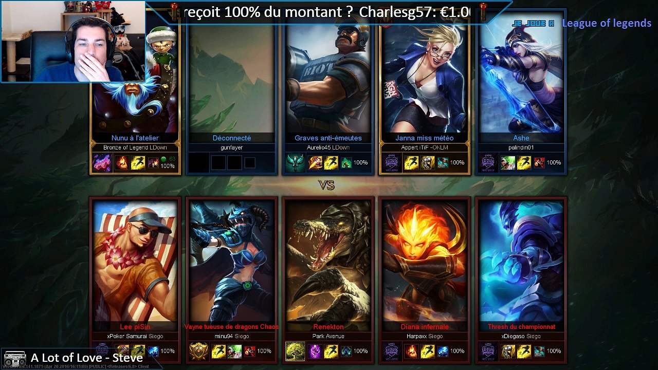 01/05 Lol Nunu Mid Full Ulti quadra