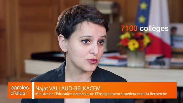 Dossier Education : Interview de Najat Vallaud-Belkacem, ministre de l'éducation nationale