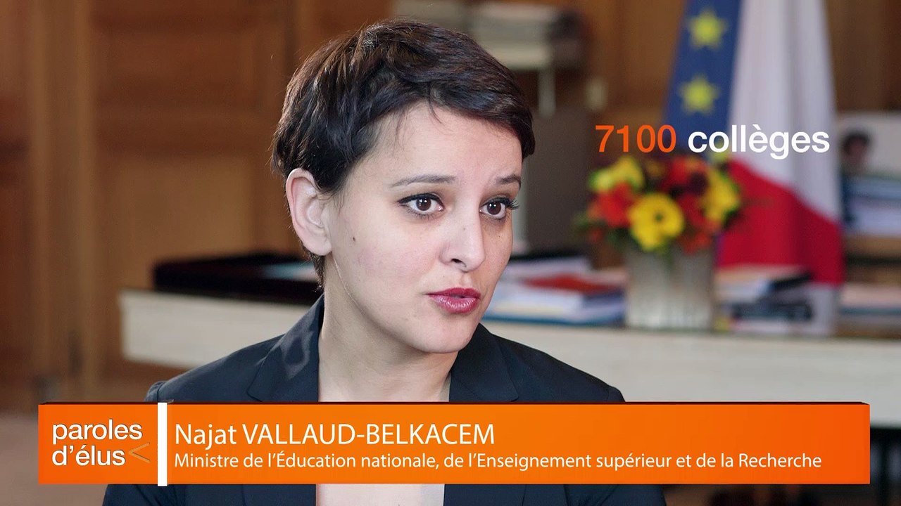 Dossier Education : Interview de Najat Vallaud-Belkacem, ministre de l'éducation nationale
