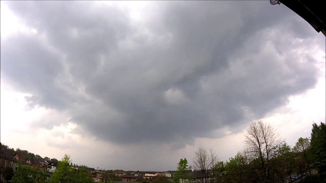 Stormy clouds over Rybnik