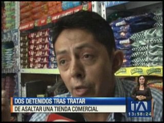 Tres sujetos intentaron asaltar negocio