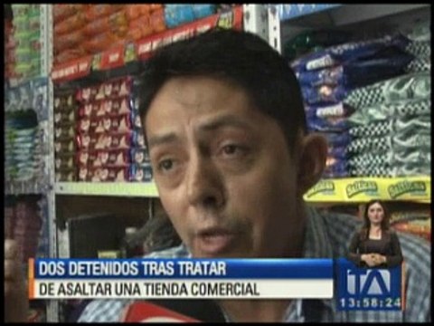 Tres sujetos intentaron asaltar negocio