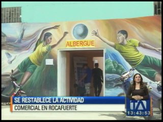Rocafuerte reactiva su comercio