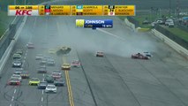 Chris Buescher Barrel Rolls in Big Wreck - Talladega - 2016 NASCAR Sprint Cup.