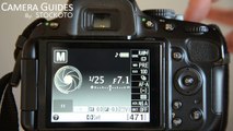 How to set Aperture / f stop on a Nikon D5100 , D5200, D5300