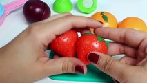 Toy Cutting Fruits Velcro Cooking Playset Kitchen Spielzeug Schneiden von Obst Klett Toy Food Part 5