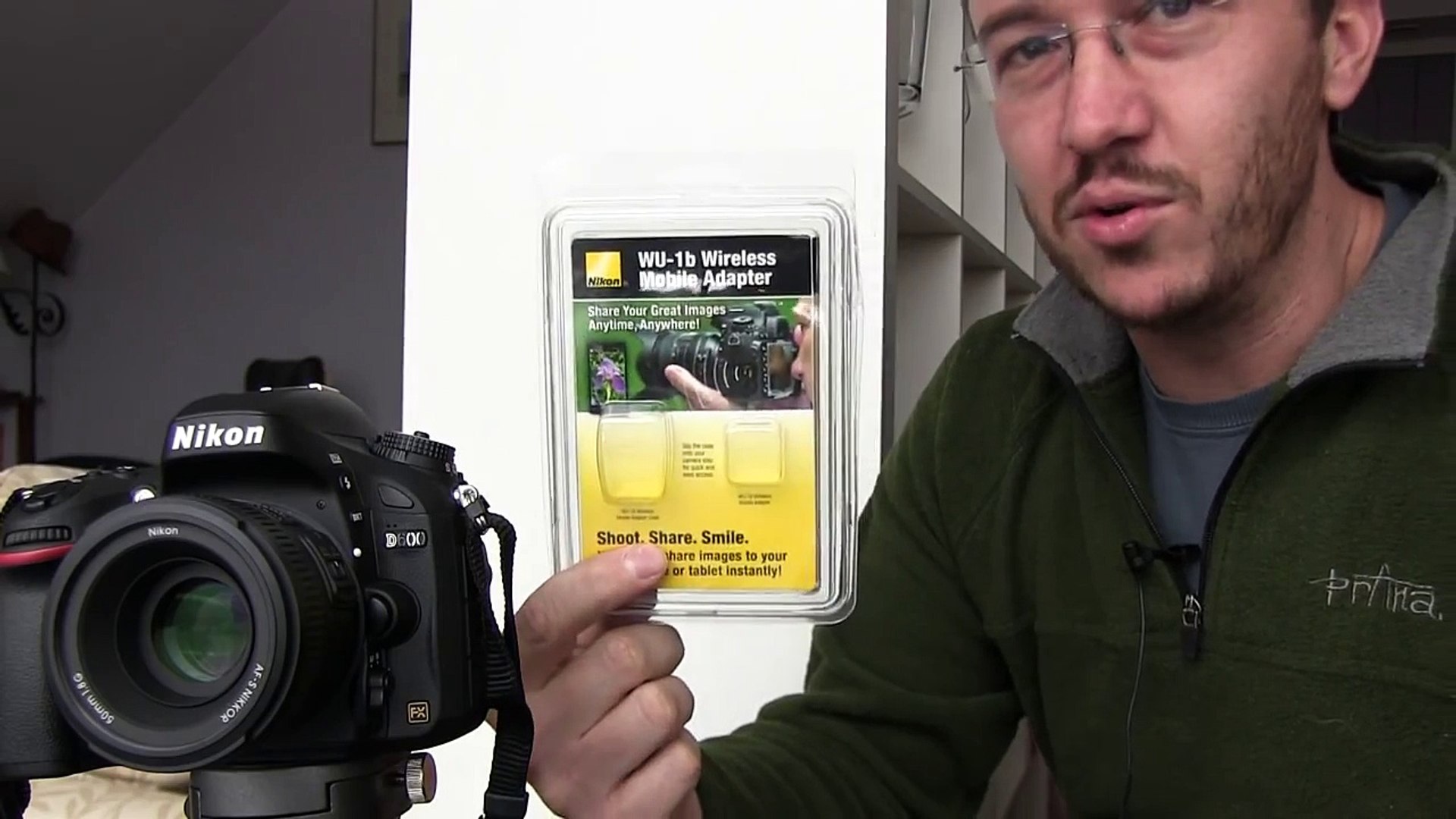 How to use the Nikon WU 1b Wireless Adapter Quick Guide Tutorial on iPhone  - video Dailymotion