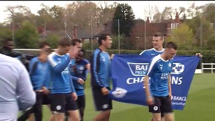 Vardy and Mahrez Nutmeg Cameraman Three Times Without Him Even Noticing
