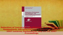 PDF  Detection of Intrusions and Malware and Vulnerability Assessment 4th International  Read Online