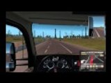American truck simulator from Los Angeles to Fresno on dual core gt 610