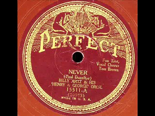 Never-Billy Artz and his Henry+George Orchestra