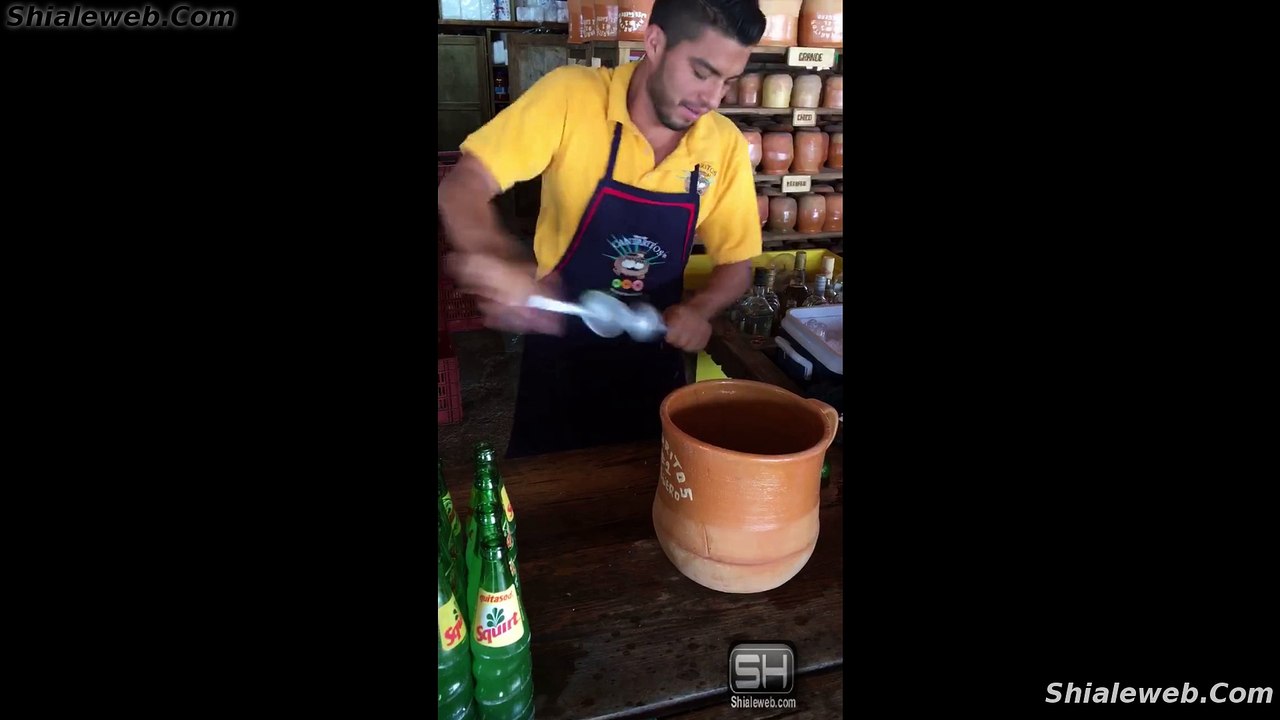 PREPARACION DE UN JARRITO DE TEQUILA TRADICIONAL EN JALISCO MEXICO RECETA SECRETA MAYO 2016