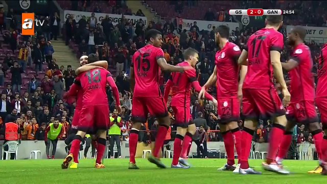 Galatasaray:2 - Gaziantepspor:0 | Gol: Sinan Gümüş