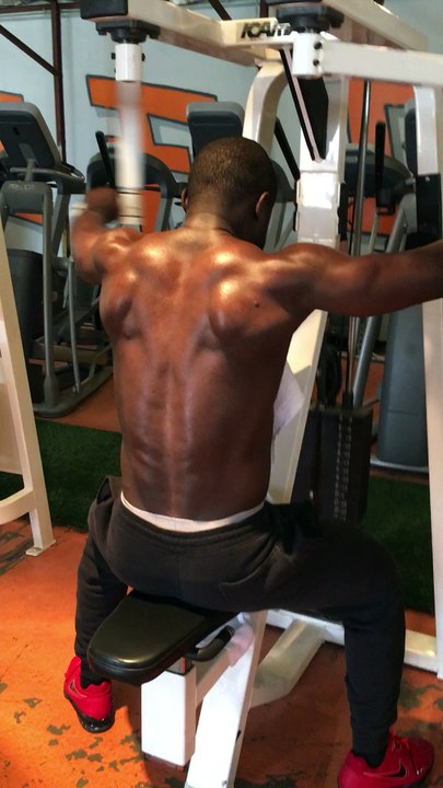 Intense back workout