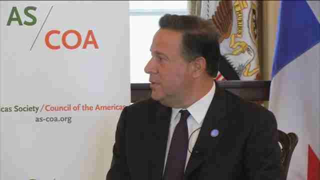 Varela asegura en la Conferencia de las Américas que el éxito de su país no depende del dinero irregular