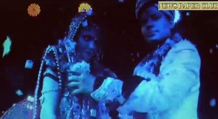 What has happened that after Garland cried the bride and groom