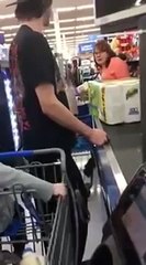 Over Some Food Stamps  Lady Goes Off On A Family At A Wal mart