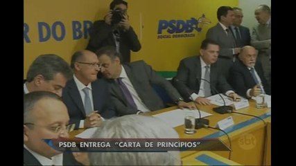 PSDB entrega ´carta de princípios´ a Michel Temer