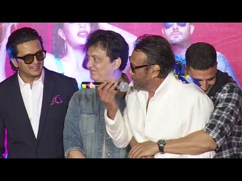 Akshay Kumar and Jackie Shroff COMEDY At HOUSEFULL 3 Trailer Launch